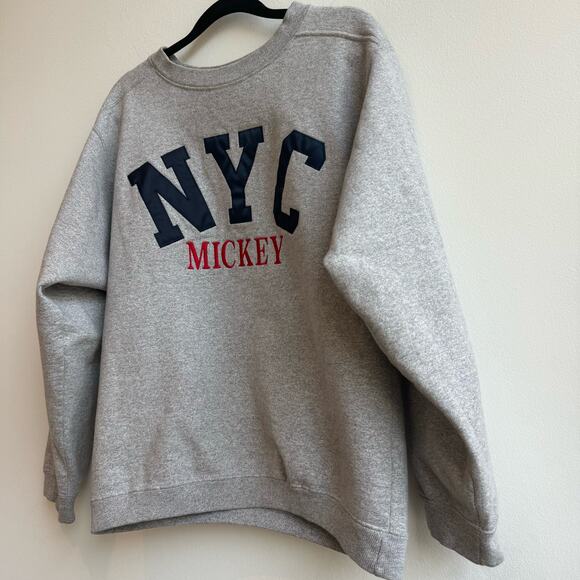 Vintage 90s Grey Mickey Mouse NYC Crewneck - Small - Picture 3 of 6